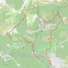 Trace GPS Balcons de la Siagne, itinéraire, parcours