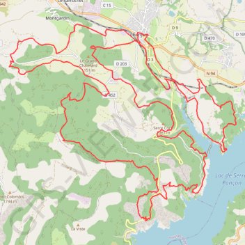 Trace GPS Terr' Des Alpes, itinéraire, parcours