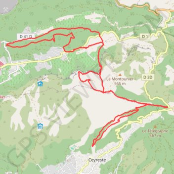 Trace GPS Grand Caunet - Pelengarri, itinéraire, parcours