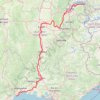 Trace GPS ViaRhôna tracé complet de Saint-Gingolph à Sète, itinéraire, parcours