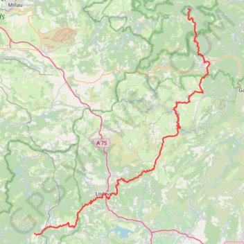 Trace GPS De L'Espérou à Boussagues, itinéraire, parcours