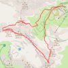 Trace GPS Soum des Tours et pic de la Géla depuis Piau-Engaly, itinéraire, parcours