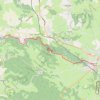 Trace GPS 17-14/07/2020 Gramat Rocamadour, itinéraire, parcours