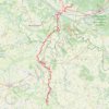 Trace GPS GR36 De Brain-sur-Allonnes (Maine-et-Loire) à Gourgé (Deux-Sèvres), itinéraire, parcours
