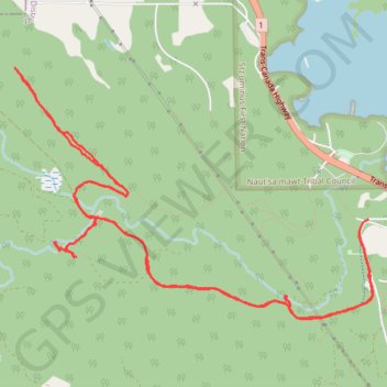 Trace GPS Christie Falls - Camas Ridge, itinéraire, parcours