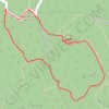 Trace GPS Par le Mont Chatel, itinéraire, parcours