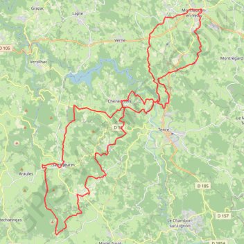 Trace GPS Telethon Montfaucon 2018-9262088, itinéraire, parcours