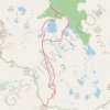 Trace GPS Creu de Colomèrs depuis les banhs de Tredòs, itinéraire, parcours