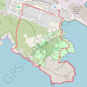 Trace GPS Bec de l'Aigle, itinéraire, parcours