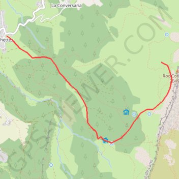 Trace GPS Plateau du Cornafion, itinéraire, parcours