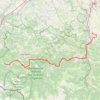 Trace GPS Cyclotourisme entre Couserans et Plantaurel, itinéraire, parcours