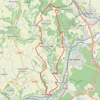 Trace GPS Polissoir-Chapelle Saint Robert, itinéraire, parcours