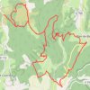Trace GPS Col Jérome Cavalli via Plan de Baix - Combovin, itinéraire, parcours