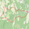 Trace GPS Autour de Simiane la Rotonde, itinéraire, parcours