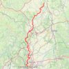 Trace GPS Châtel-de-Neuvre - Clermont-Ferrand, itinéraire, parcours