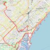 Trace GPS visite de la ville de barcelone en 1 journée, itinéraire, parcours