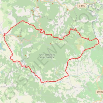 Trace GPS Boucle à vélo depuis Montricoux, itinéraire, parcours