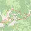 Trace GPS Rando Cabrerets-Sauliac, itinéraire, parcours