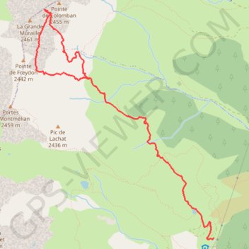 Trace GPS La Montagne d'Argentine et autres reconnaissances depuis le Logis des Fées, itinéraire, parcours