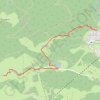 Trace GPS Montée alpages les corbassières, itinéraire, parcours