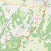 Trace GPS Grande Traversée des PréAlpes : La Roche-sur-Grâne - Crest, itinéraire, parcours
