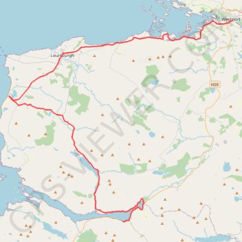 Trace GPS Connemara - Day 1, itinéraire, parcours