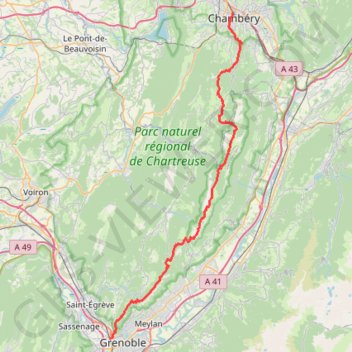 Trace GPS Chartreuse-16619139, itinéraire, parcours