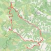 Trace GPS Circuit des églises romanes - Saint-André-de-Valborgne, itinéraire, parcours