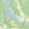 Trace GPS Passerelles lac de monteynard, itinéraire, parcours