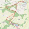 Trace GPS Tour du lac de Savères, itinéraire, parcours