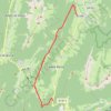 Trace GPS Crête Morbié - Fullie, itinéraire, parcours
