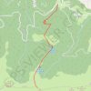 Trace GPS Sarrat de la Pelade depuis le col de Légrillou, itinéraire, parcours