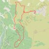 Trace GPS Courmes, plateau de Saint-Barnabé, village nègre, itinéraire, parcours