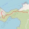 Trace GPS Le Capo Rosso, itinéraire, parcours