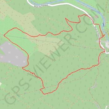 Trace GPS Barrage d'Entraygues, itinéraire, parcours