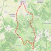 Trace GPS VTT en Toscane d'Auvergne : Classique Sud par Dagout, itinéraire, parcours