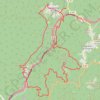 Trace GPS Les Esterets - Barrage de Malpasset par le lac du Lavellan, itinéraire, parcours