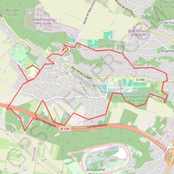 Trace GPS course des célestins 2022, itinéraire, parcours