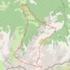 Trace GPS Boucle au départ de Prats Balaguer via l'Estany de la Carança et le Col Mitja, itinéraire, parcours