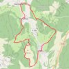 Trace GPS Des mirabelles au Roux, itinéraire, parcours