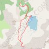 Trace GPS Lac d'Allos - Col de l'Encombrette, itinéraire, parcours