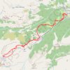 Trace GPS Cimetta Rossa, itinéraire, parcours
