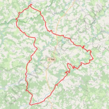 Trace GPS Les Gorges de l'Auvézère - Tourtoirac, itinéraire, parcours