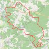Trace GPS Le Fouilloux (Montguyon) 42 kms, itinéraire, parcours