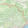 Trace GPS 6b Valberg-Menton, itinéraire, parcours