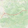 Trace GPS GR653 De Castanet-le-Haut (Hérault) à Dourgne (Tarn), itinéraire, parcours