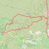 Trace GPS Boucle autour de Fontcaude, itinéraire, parcours