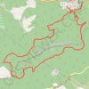 Trace GPS Barres de Castillon, itinéraire, parcours