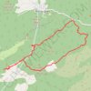 Trace GPS Le vallon des cerisiers - La Roquebrussanne - 83, itinéraire, parcours