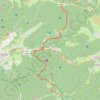 Trace GPS Rouge Gazon - Col du Bussang - Drumont - Col d'Oderen, itinéraire, parcours